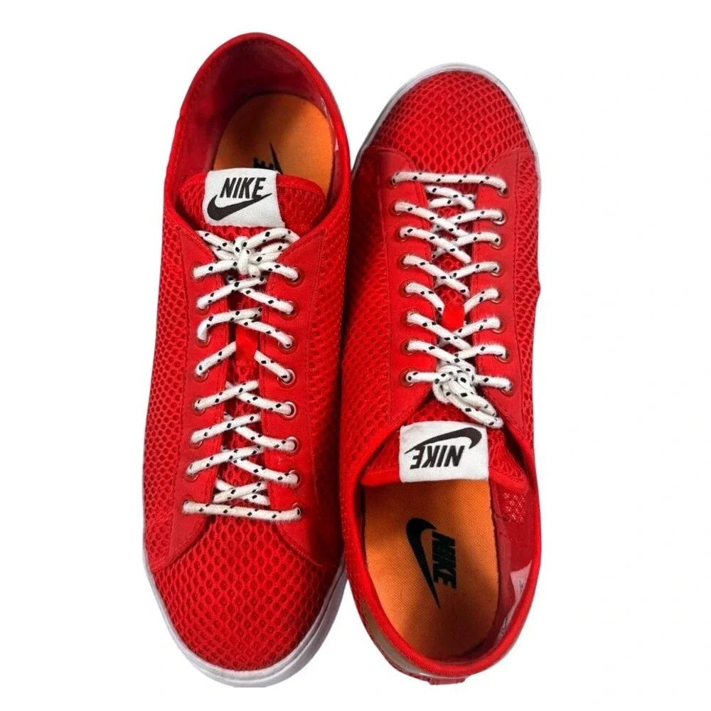 Nike Tennis Classic AC Mesh Red White Brown Mens Shoes Size 11